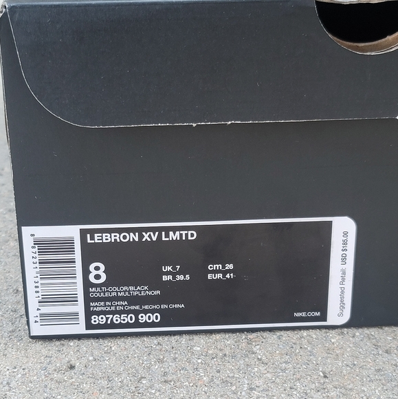 Nike LeBron XV 15 BHM Limited Multicolor Shoes Sneakers - Picture 10 of 10